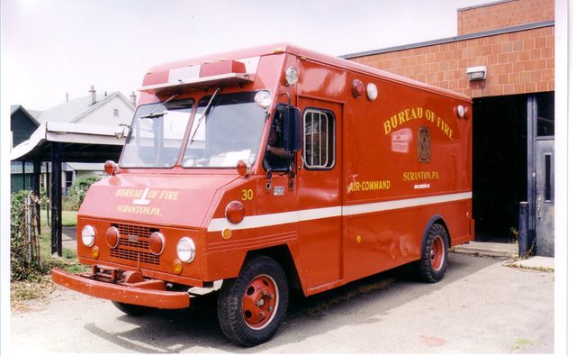 Отделение пожарной охраны в Скрантоне, штат Пенсильвания, США использует
